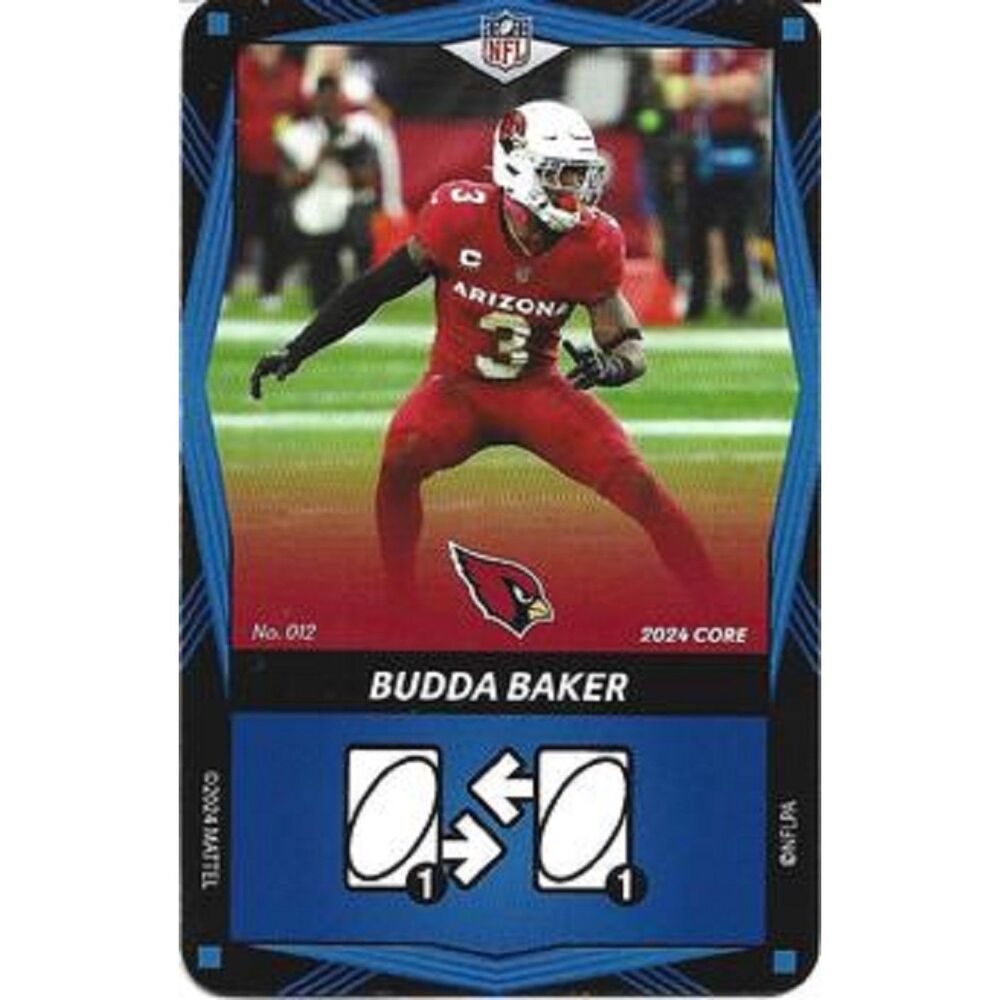 2024 Uno Elite Football Card Blue #12 Budda Baker
